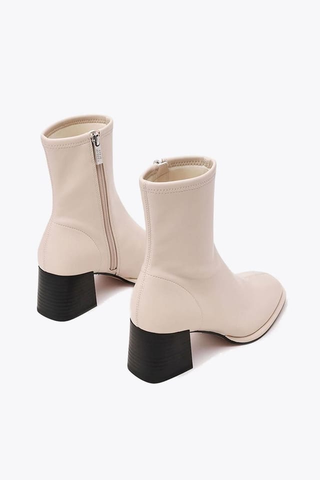 Steve Madden STEVE MADDEN Women's 'Norene Boot Bone' Boots in Cream - 3