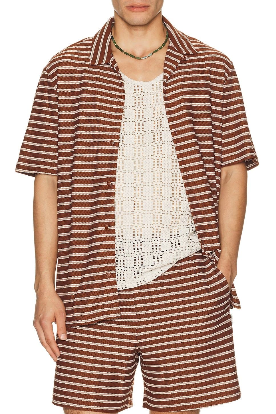 revolve Stripe Jacquard Shirt