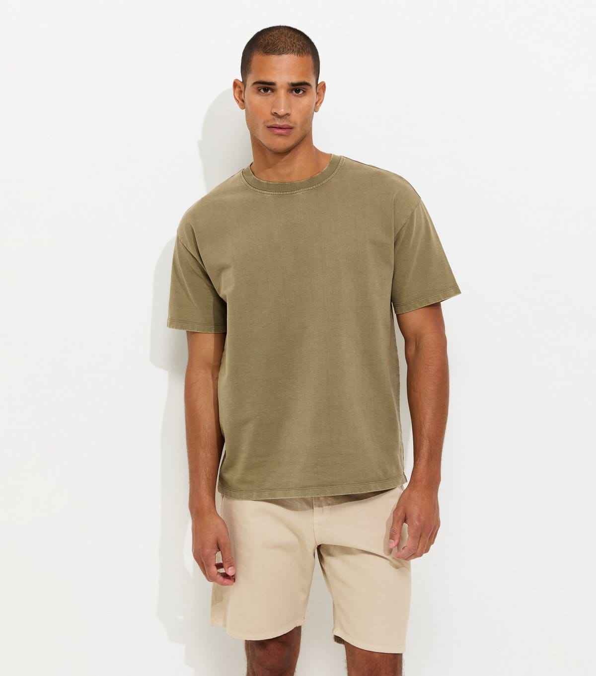 Jack & Jones Stone Cotton Regular Fit Denim Shorts