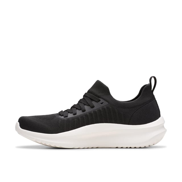 Clarks Clarks Women's Solevana Lace Black Trainers - 2