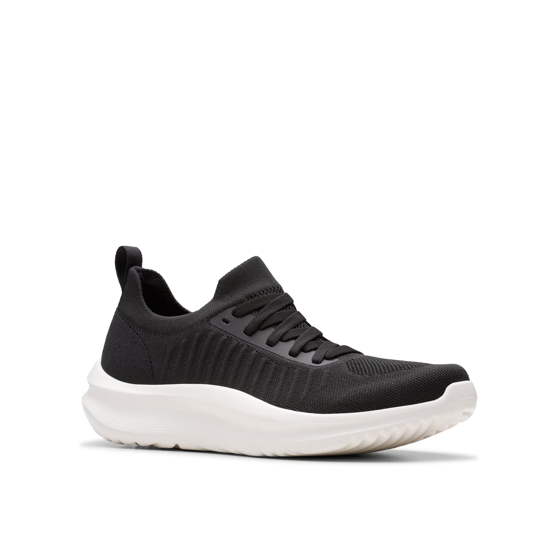 Clarks Clarks Women's Solevana Lace Black Trainers - 4