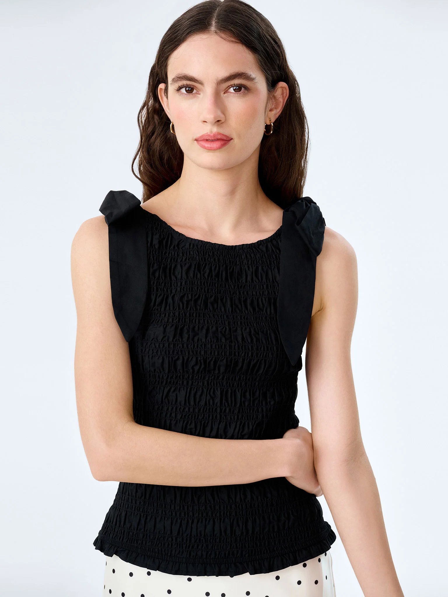 OMNES Mathilde Top in Black - 2