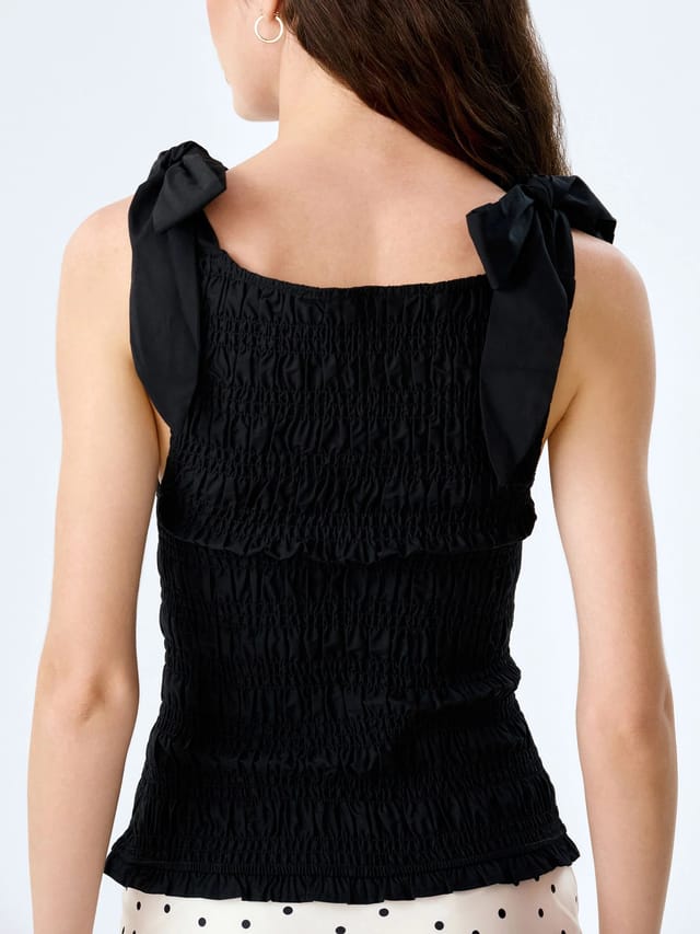 OMNES Mathilde Top in Black - 3
