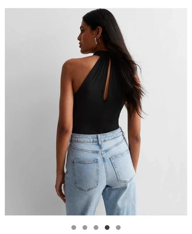 New Look New Look Black Halter Neck Top - Brand New with Tags (UK 8)
