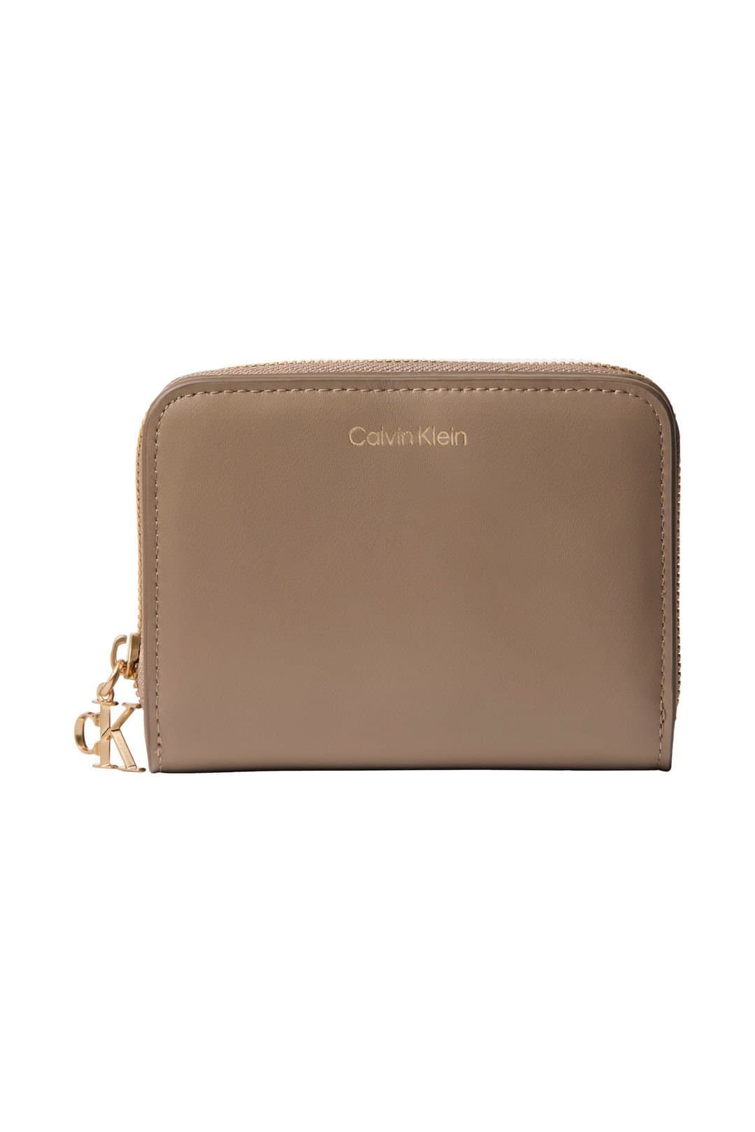 Calvin Klein Calvin Klein Women's CK Medium Flap Zip Around Desert Taupe