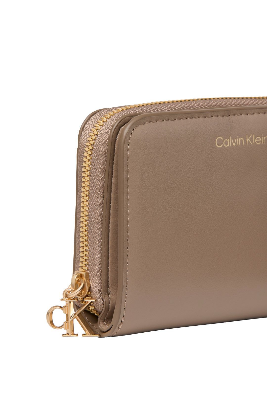 Calvin Klein Calvin Klein Women's CK Medium Flap Zip Around Desert Taupe - 4