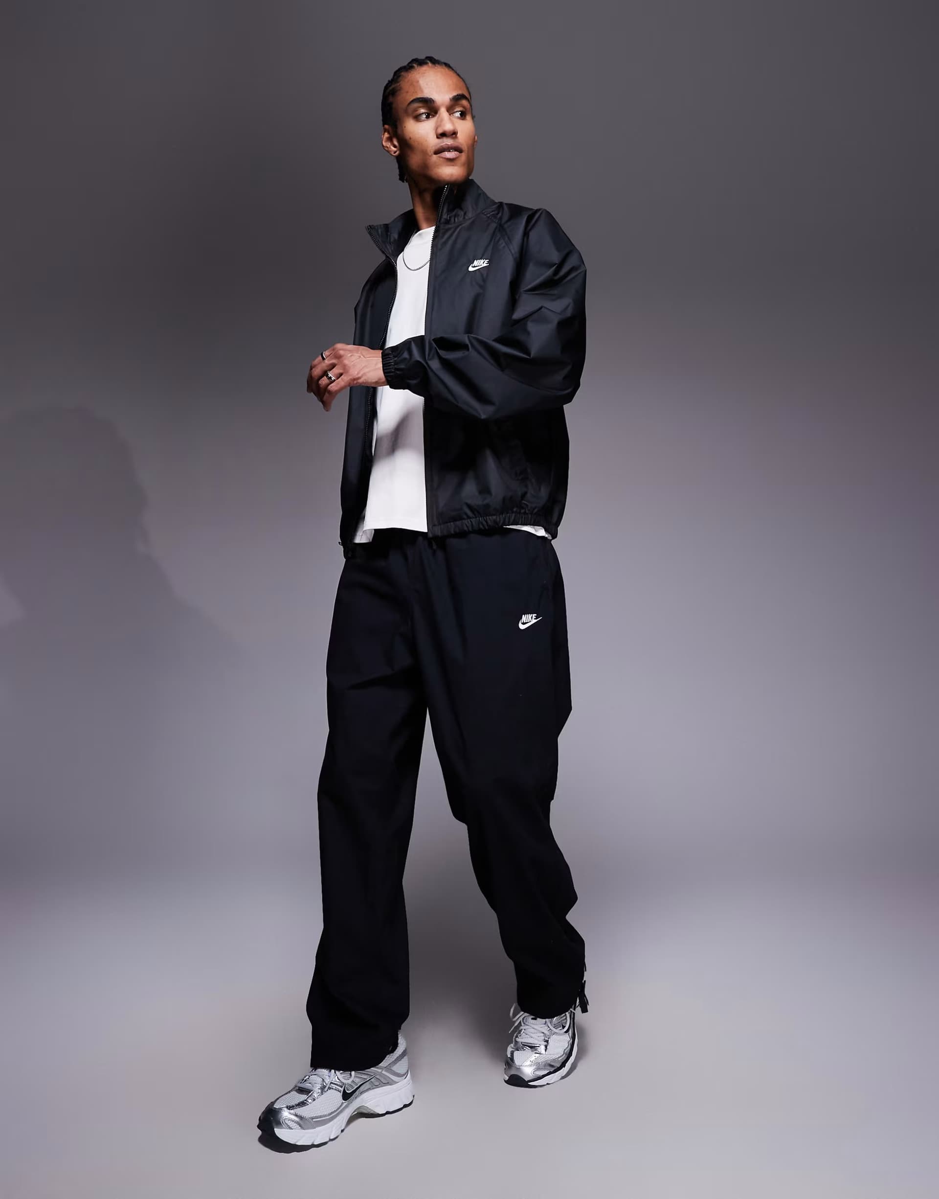 ASOS Nike Club Barcelona trousers with adjustable cuff in black