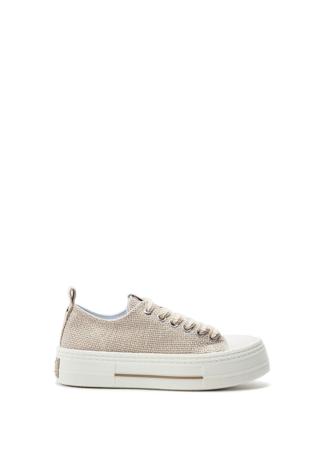 Moda In Pelle Moda In Pelle Women's 'Betta' Raffia Platform Trainers in Natural