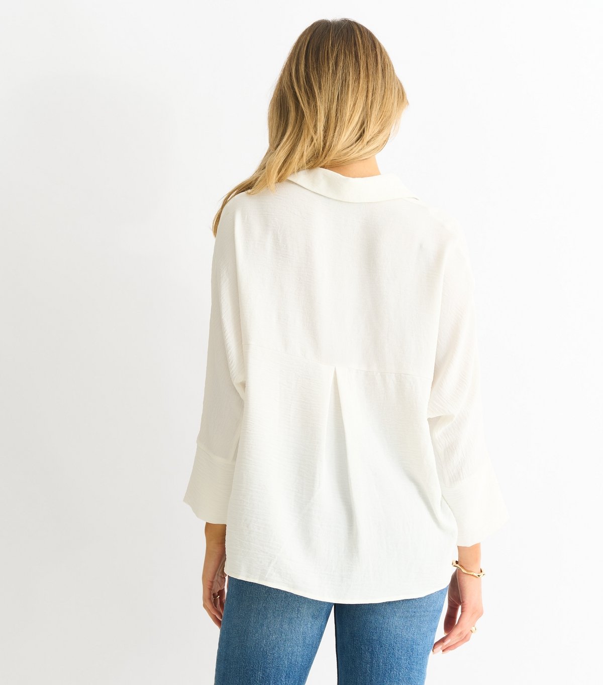 Gini London Women's White Oversized Blouse Gini London New Look - 4