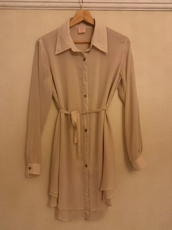 Never Fully Dressed Chiffon shirt dress