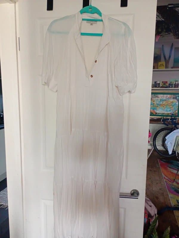 Never Fully Dressed Never fully dressed white shirt dress size 14