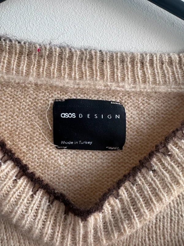 ASOS Design Cowboy / western cropped jumper
