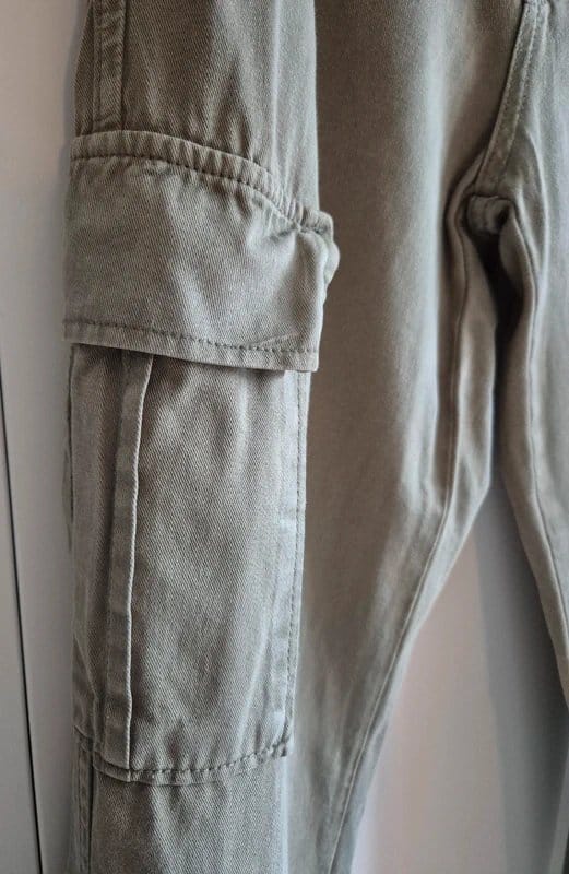 ASOS Khaki Cotton Cargo Pants - Size 8 (36)