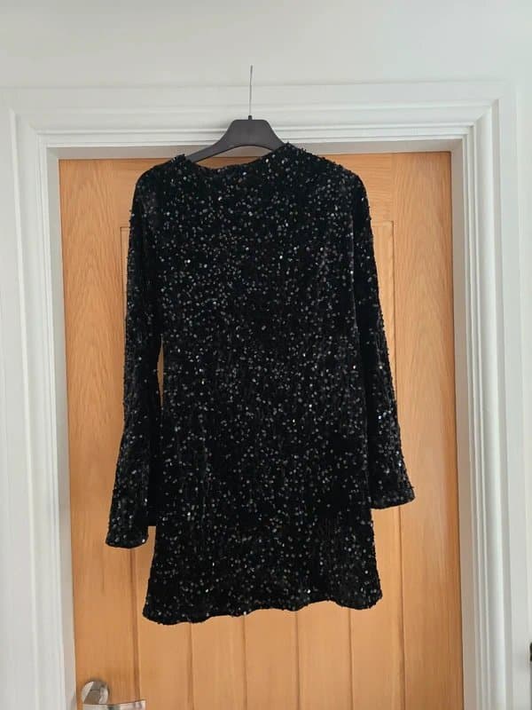 ASOS Black sequin dress