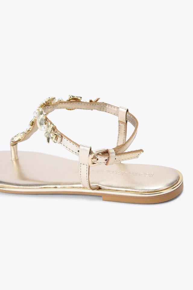 KG Kurt Geiger KG Kurt Geiger Women's 'Rudy' Sandals in Gold - 3