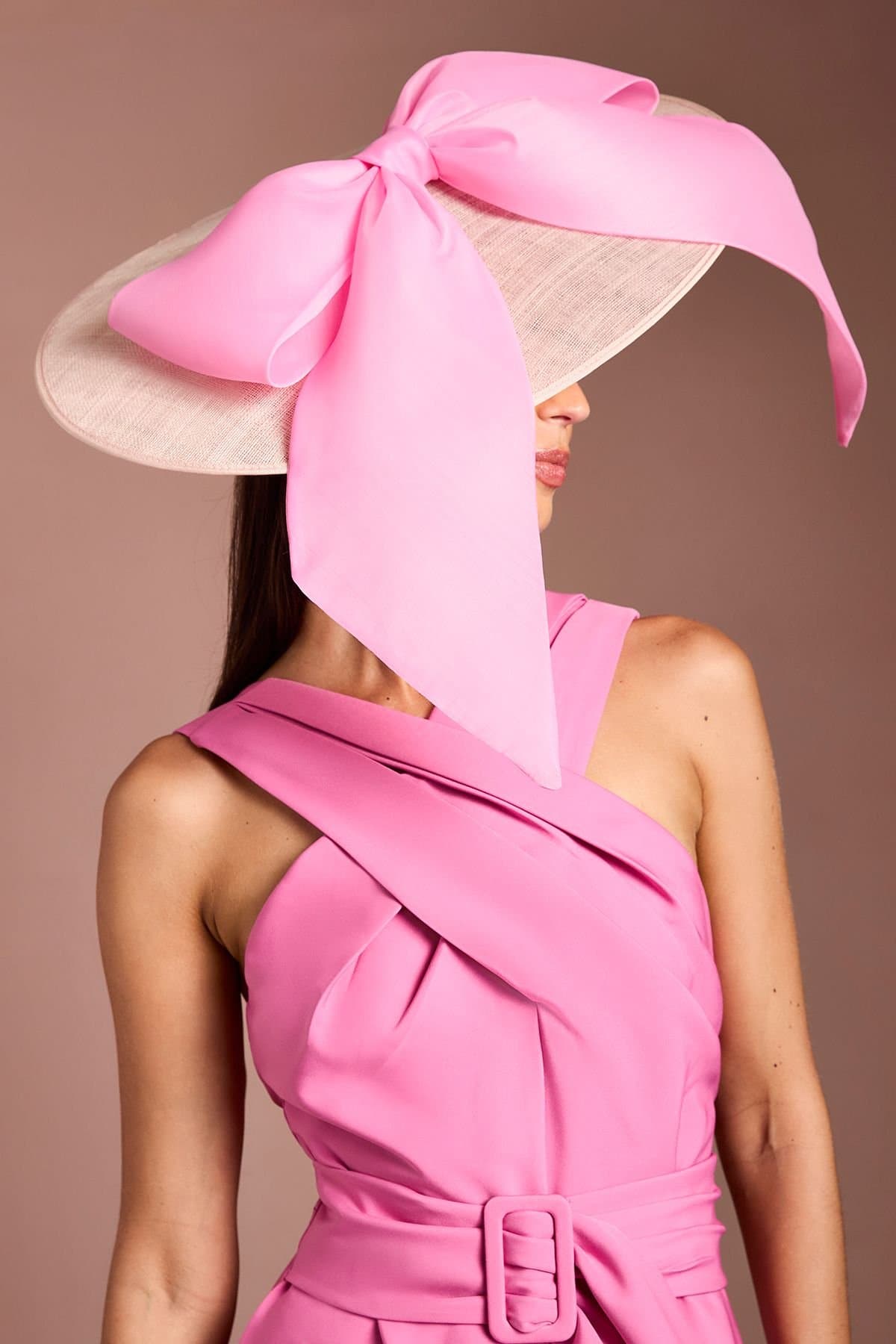 Coast Coast Pink Organza Bow Fascinator