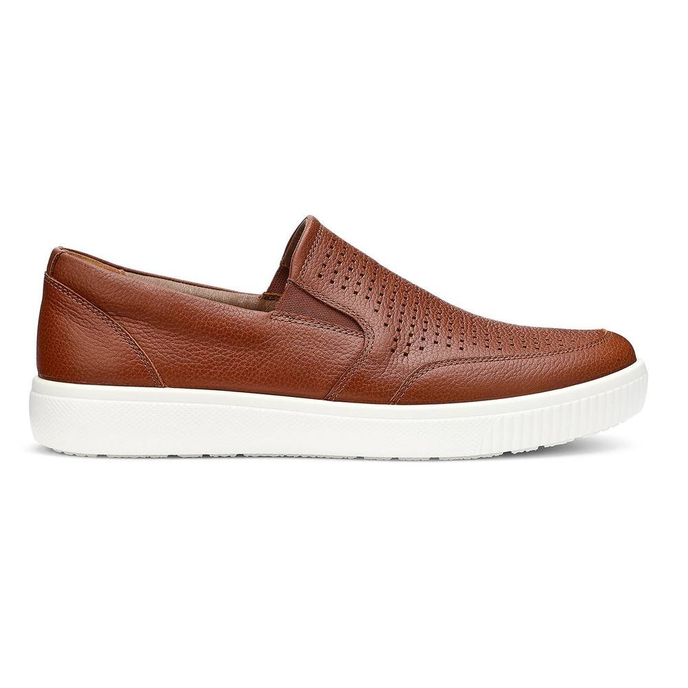 Hotter Hotter Men's 'Apex' Slip-On Shoes in Tan - 3