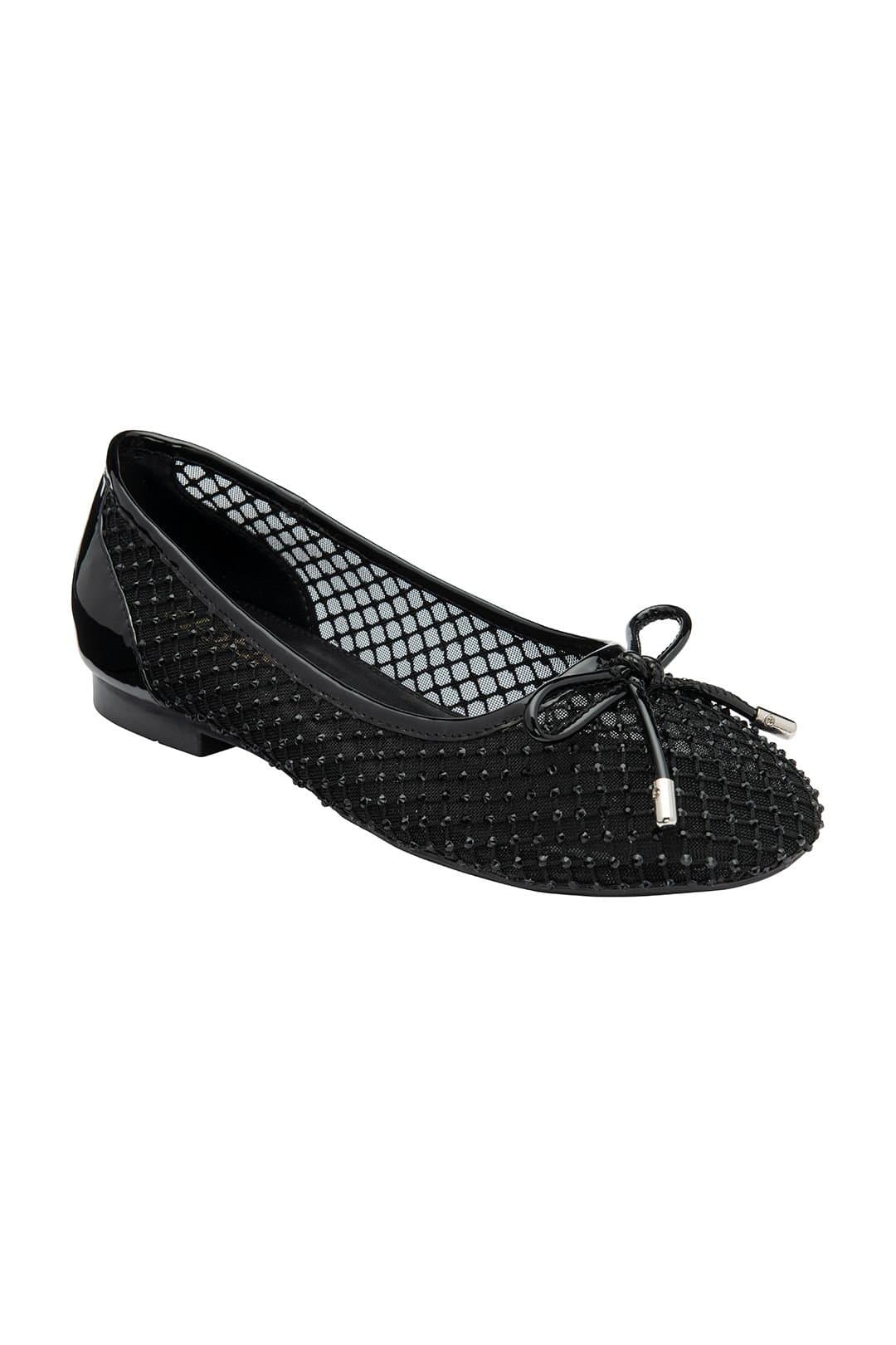 Lotus Lotus Women's 'Americas' Flat Ballerina Shoes in Black