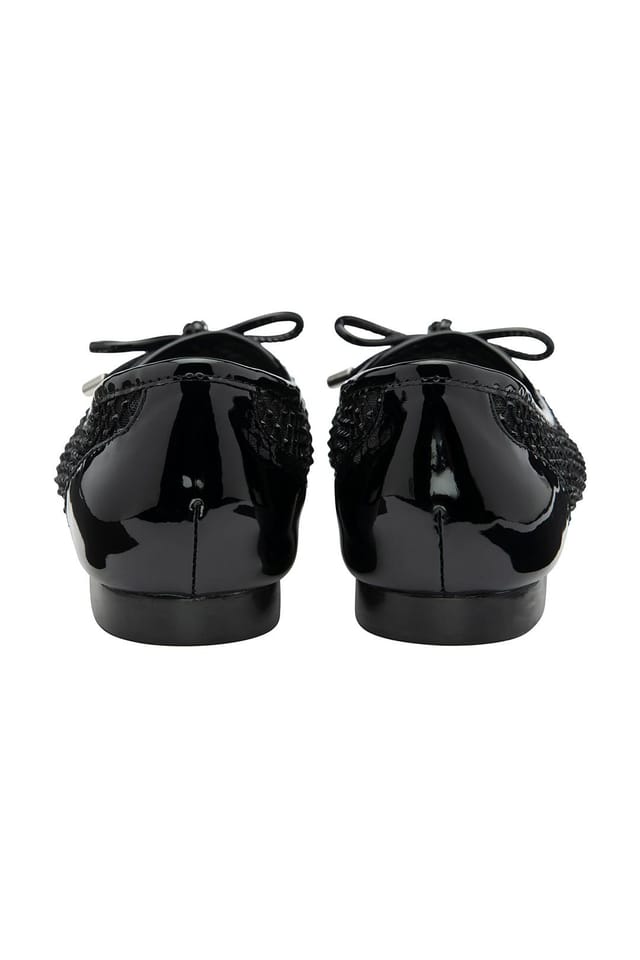 Lotus Lotus Women's 'Americas' Flat Ballerina Shoes in Black - 3