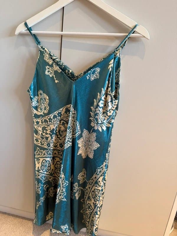 Zara zara silk mini dress