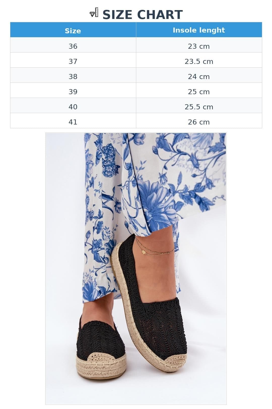 Love Lace Love Lace Women's Textile Espadrilles Platform Shoes with Jute Braid & Rounded Toe in Black - 4