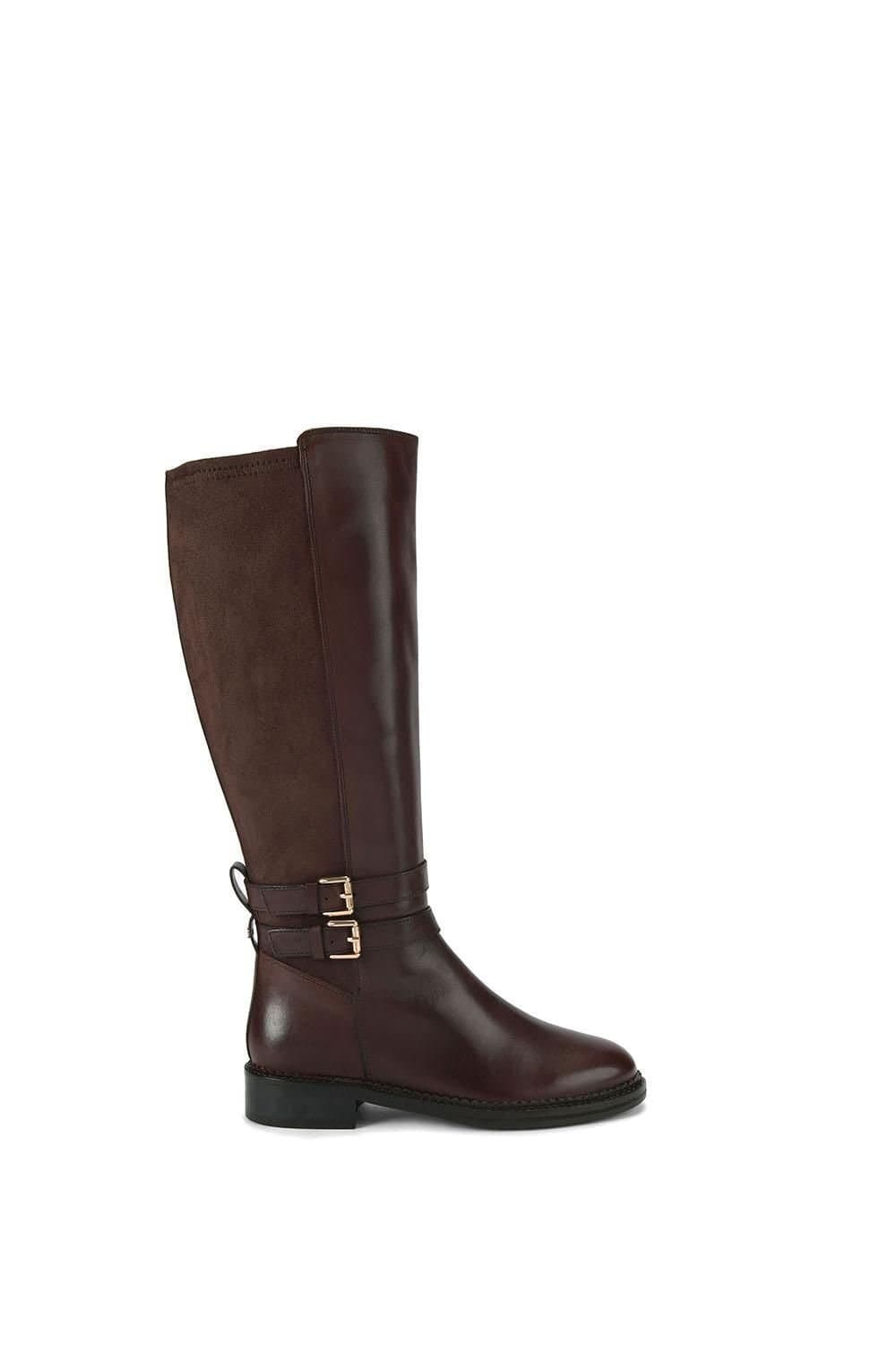 KG Kurt Geiger KG Kurt Geiger Women's 'Trying' Leather Boots in Brown