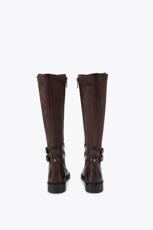 KG Kurt Geiger KG Kurt Geiger Women's 'Trying' Leather Boots in Brown - 3