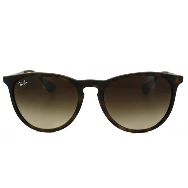 Ray-Ban Ray-Ban Women's Round Rubberised Havana Brown Gradient Erika 4171 Sunglasses - 2