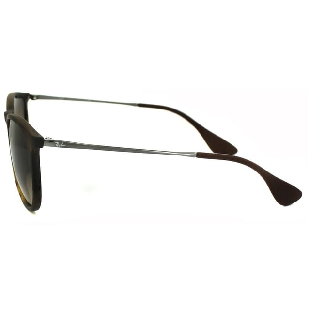 Ray-Ban Ray-Ban Women's Round Rubberised Havana Brown Gradient Erika 4171 Sunglasses - 3