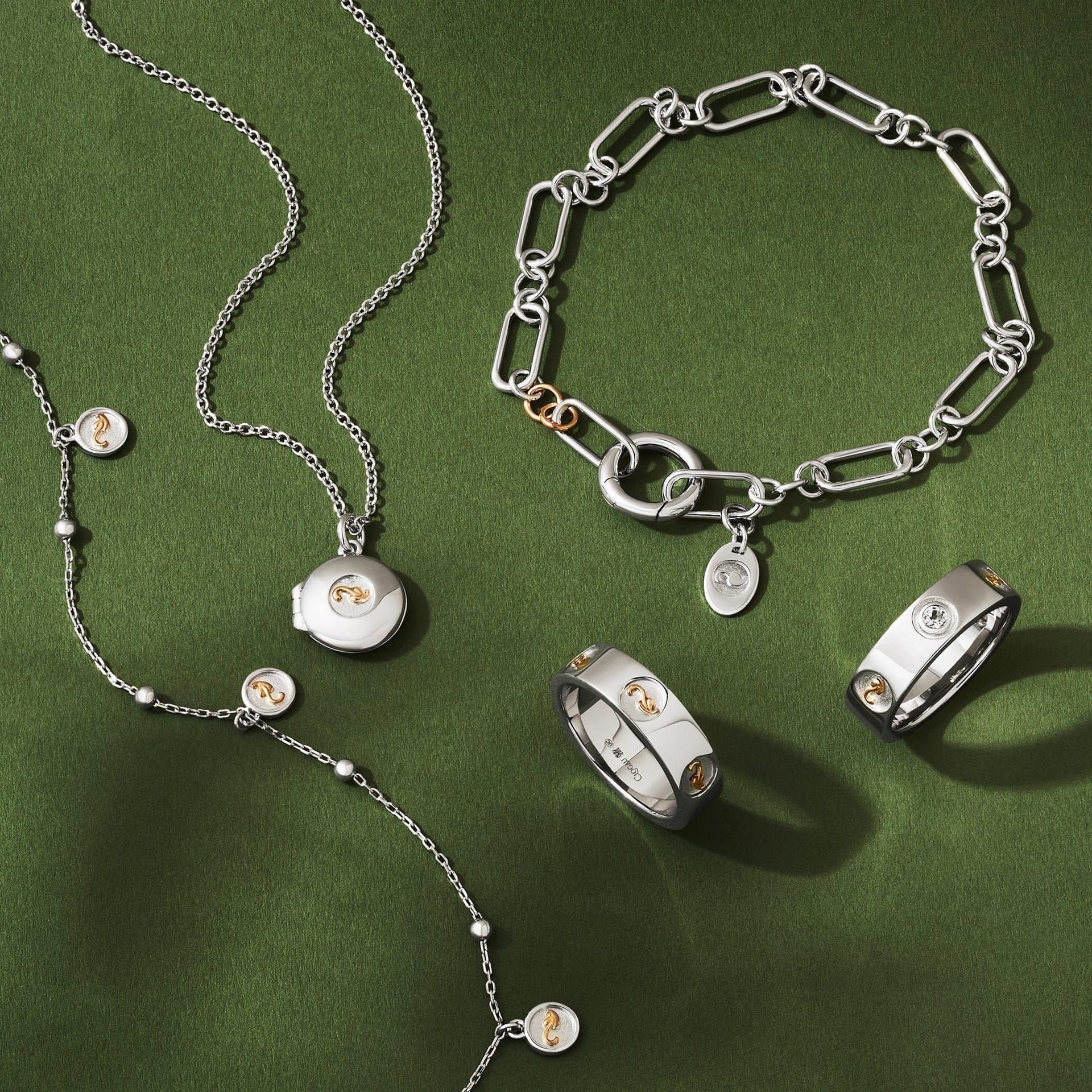 Clogau Clogau Women's Insignia Sterling Silver Charm Bracelet in Metallics - 4