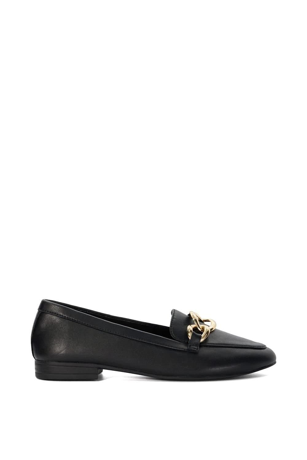 Dune London Dune London Women's 'Gloria' Leather Loafers in Black