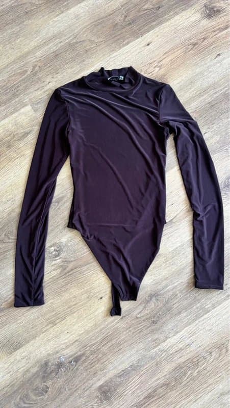 ASOS ASOS Brown Long Sleeve Bodysuit