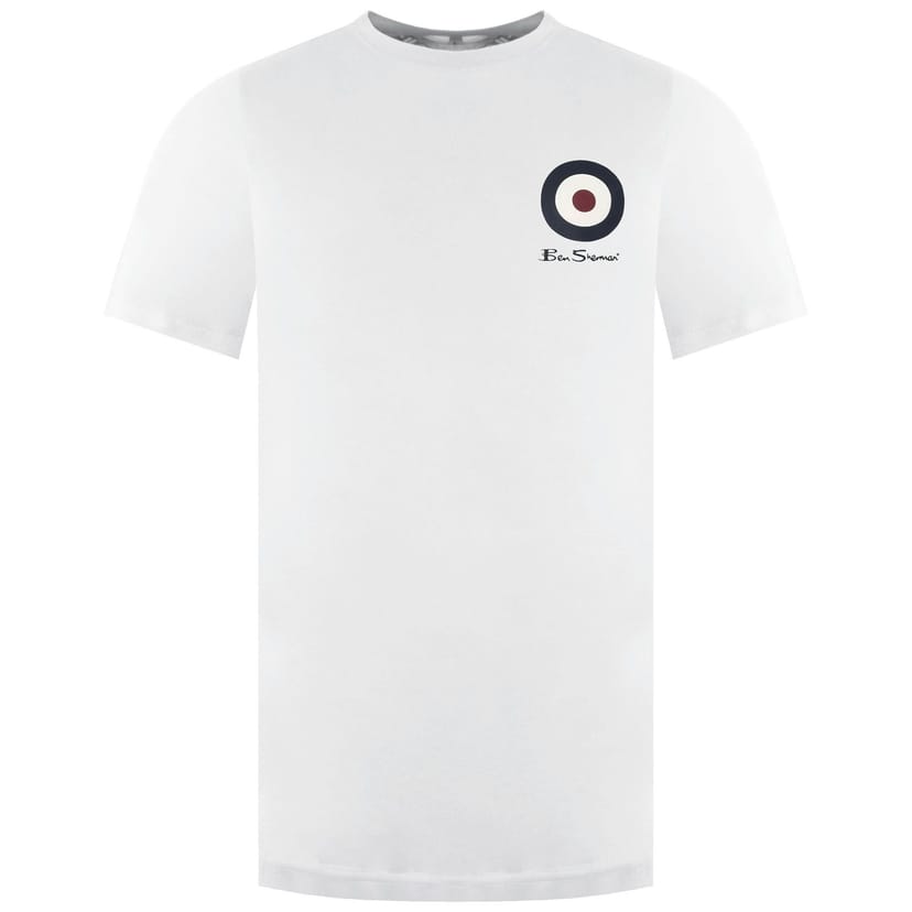 Ben Sherman Ben Sherman Men's Chest Target White T-Shirt - 1