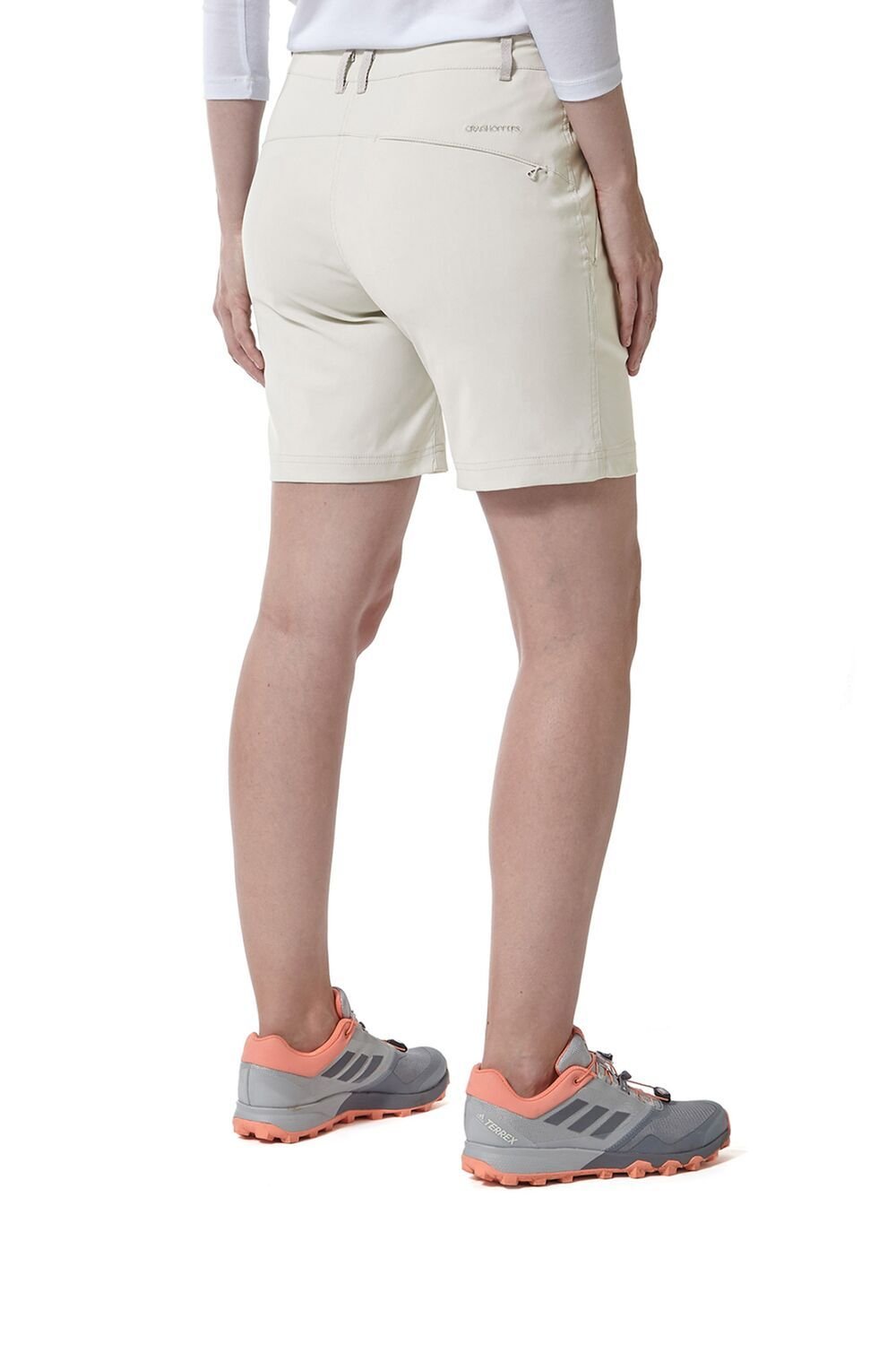 Craghoppers Craghoppers Women's Stretch 'Kiwi Pro' Walking Shorts in Light Grey - 2