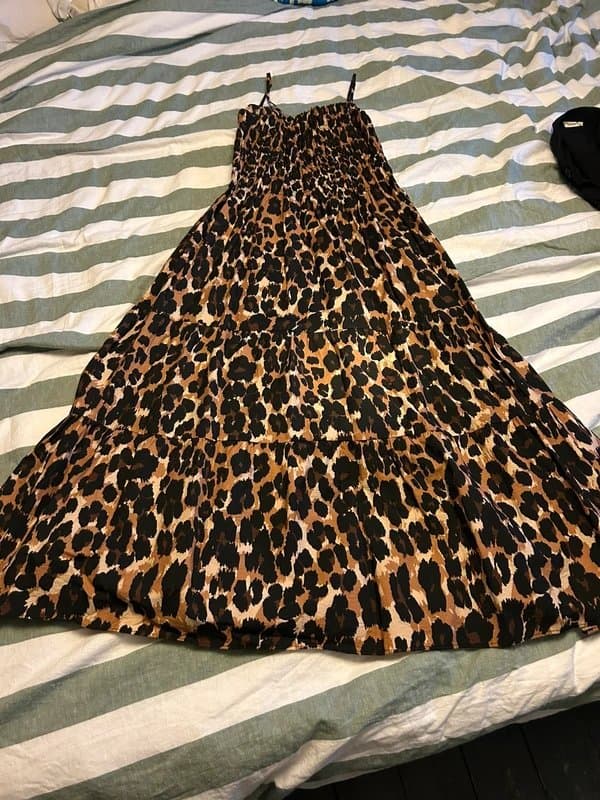 Topshop Topshop leopard animal print sundress 18