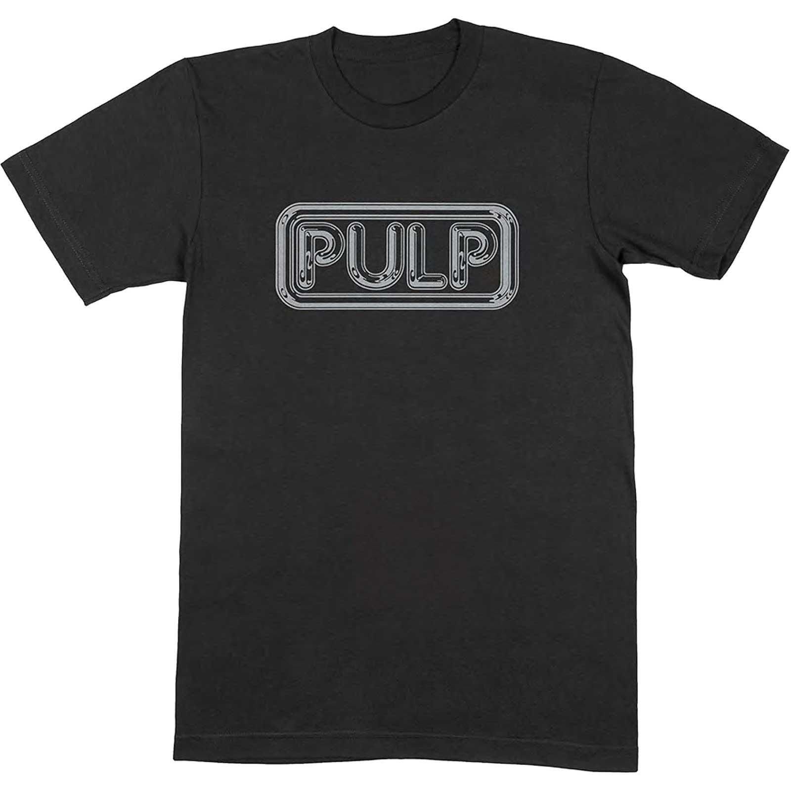 Pulp Men's Different Class Logo Cotton T-Shirt in Black