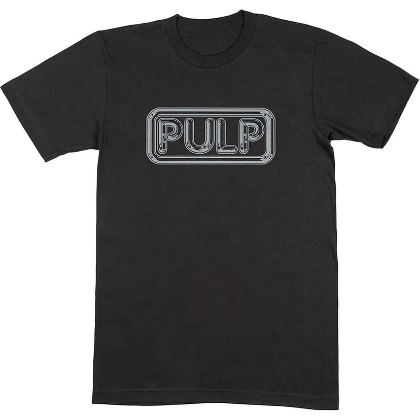 Pulp Pulp Men's Different Class Logo Cotton T-Shirt in Black - 1