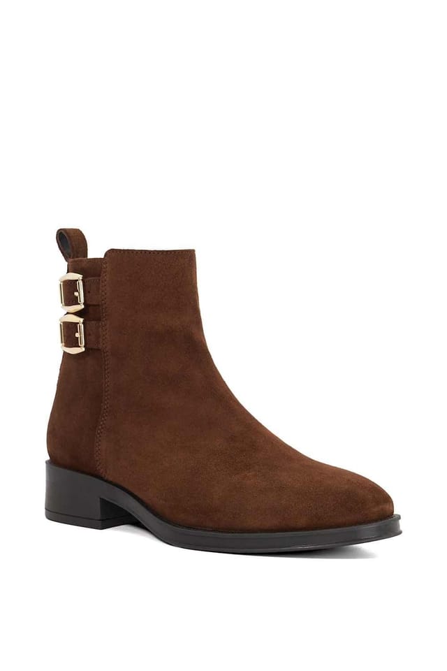 Dune London Dune London Women's 'Pinehurst' Suede Ankle Boots in Brown - 2
