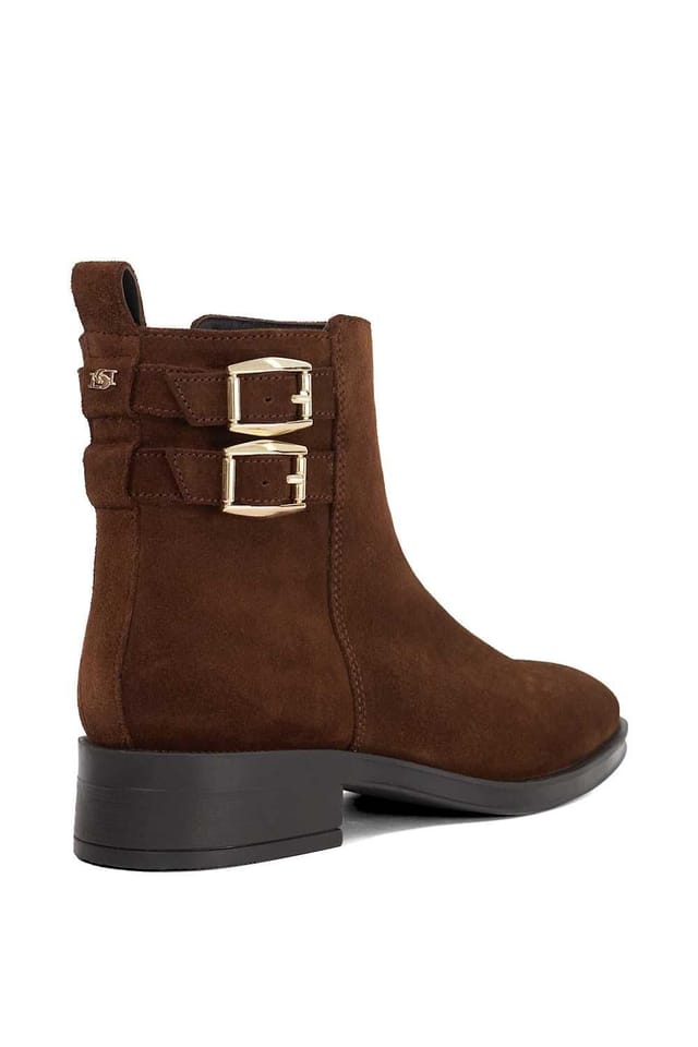 Dune London Dune London Women's 'Pinehurst' Suede Ankle Boots in Brown - 3