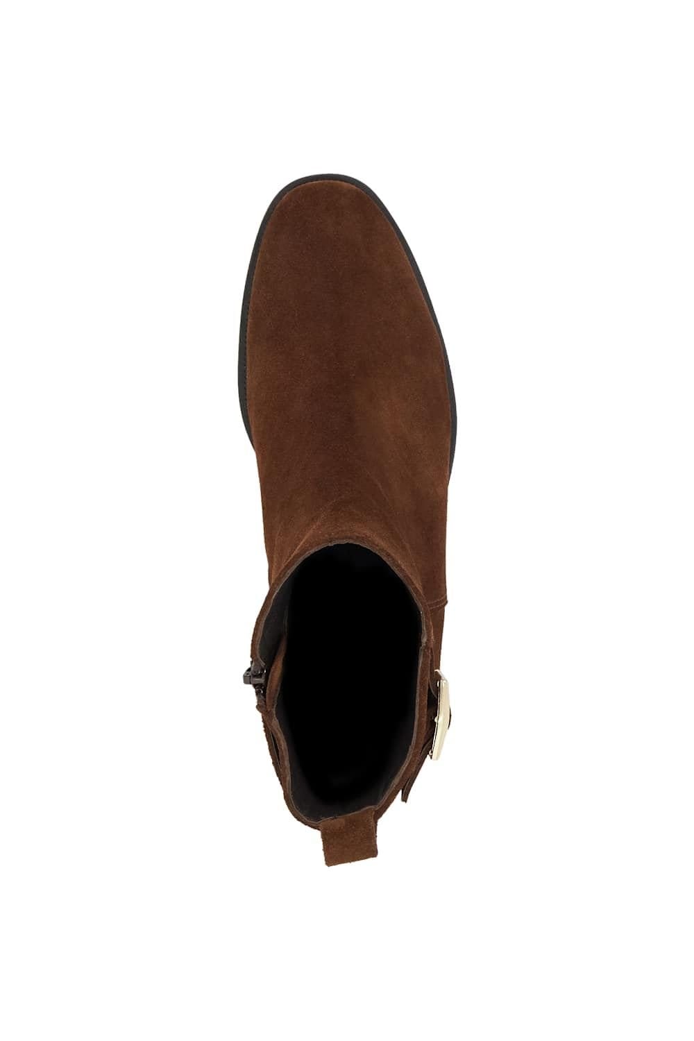 Dune London Dune London Women's 'Pinehurst' Suede Ankle Boots in Brown - 4