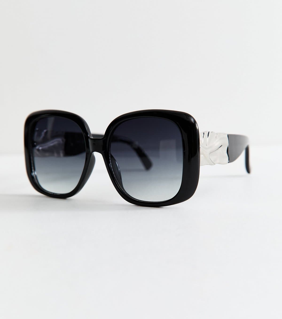New Look New Look Black Square Frame Sunglasses