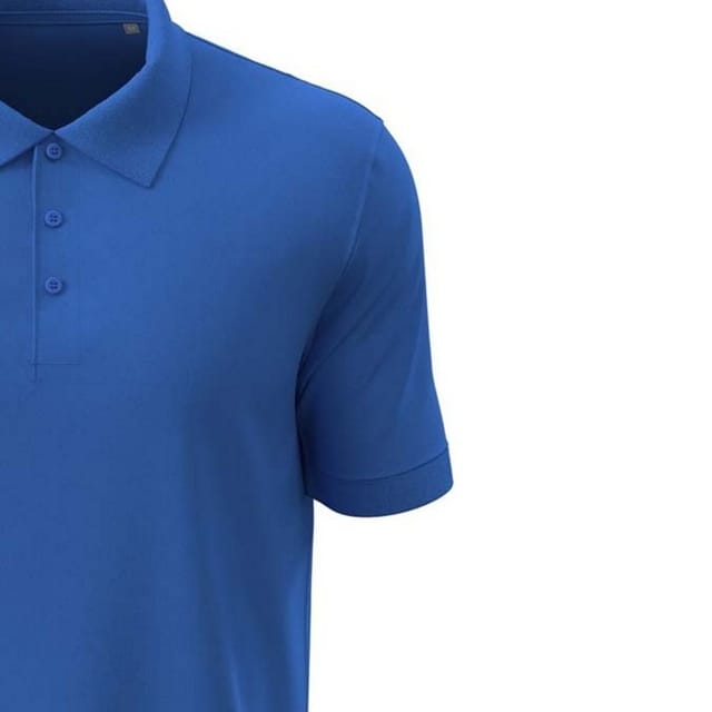 Stedman Stars Stedman Stars Men's Harper Cotton Polo in Royal - 2