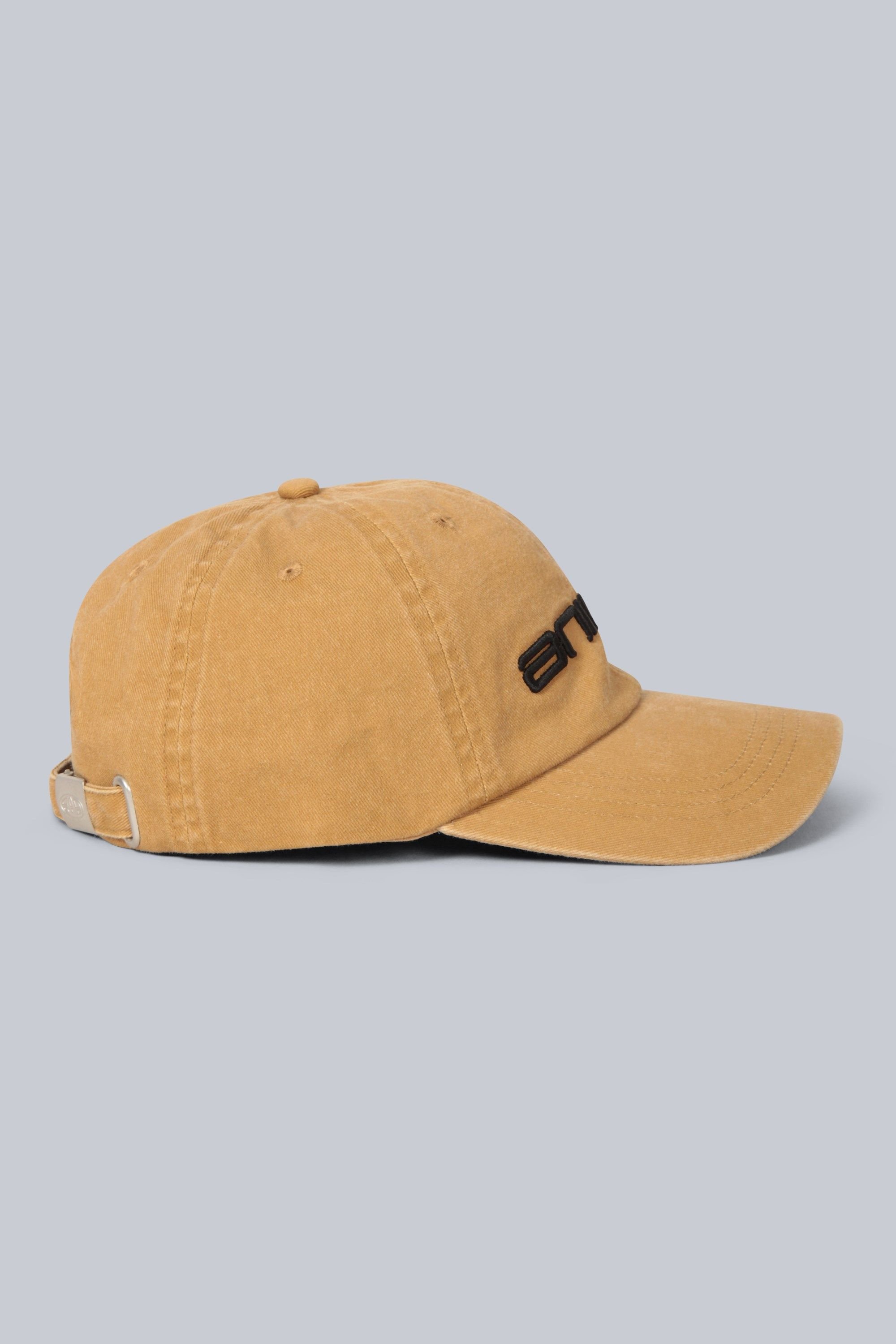 Animal Animal Men's 'Louis' Breathable Casual Embroidered Logo Outdoor Cotton Baseball Cap in Mustard - 3