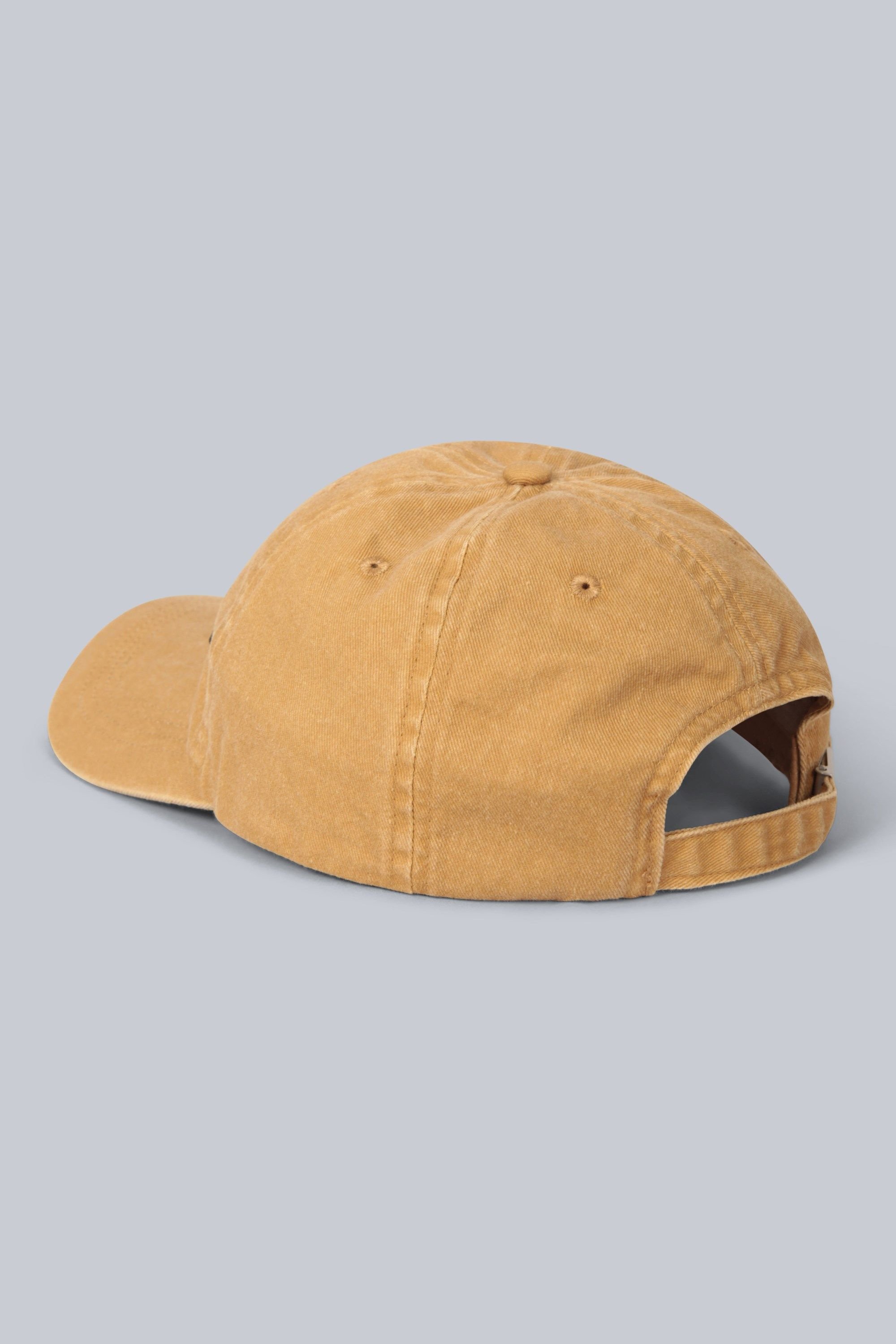Animal Animal Men's 'Louis' Breathable Casual Embroidered Logo Outdoor Cotton Baseball Cap in Mustard - 4
