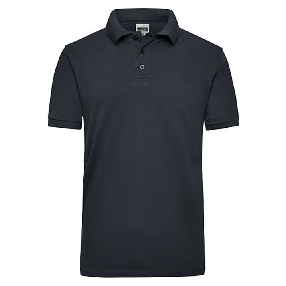 James and Nicholson James and Nicholson Men's Workwear Polo Shirt in Dark Grey