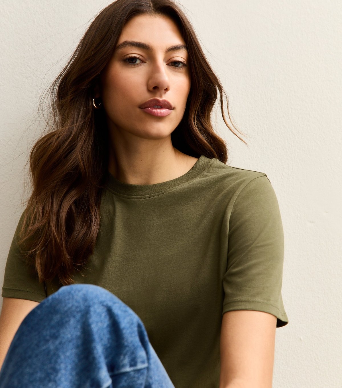 New Look Women's Tall Khaki Regular T-Shirt New Look - 3