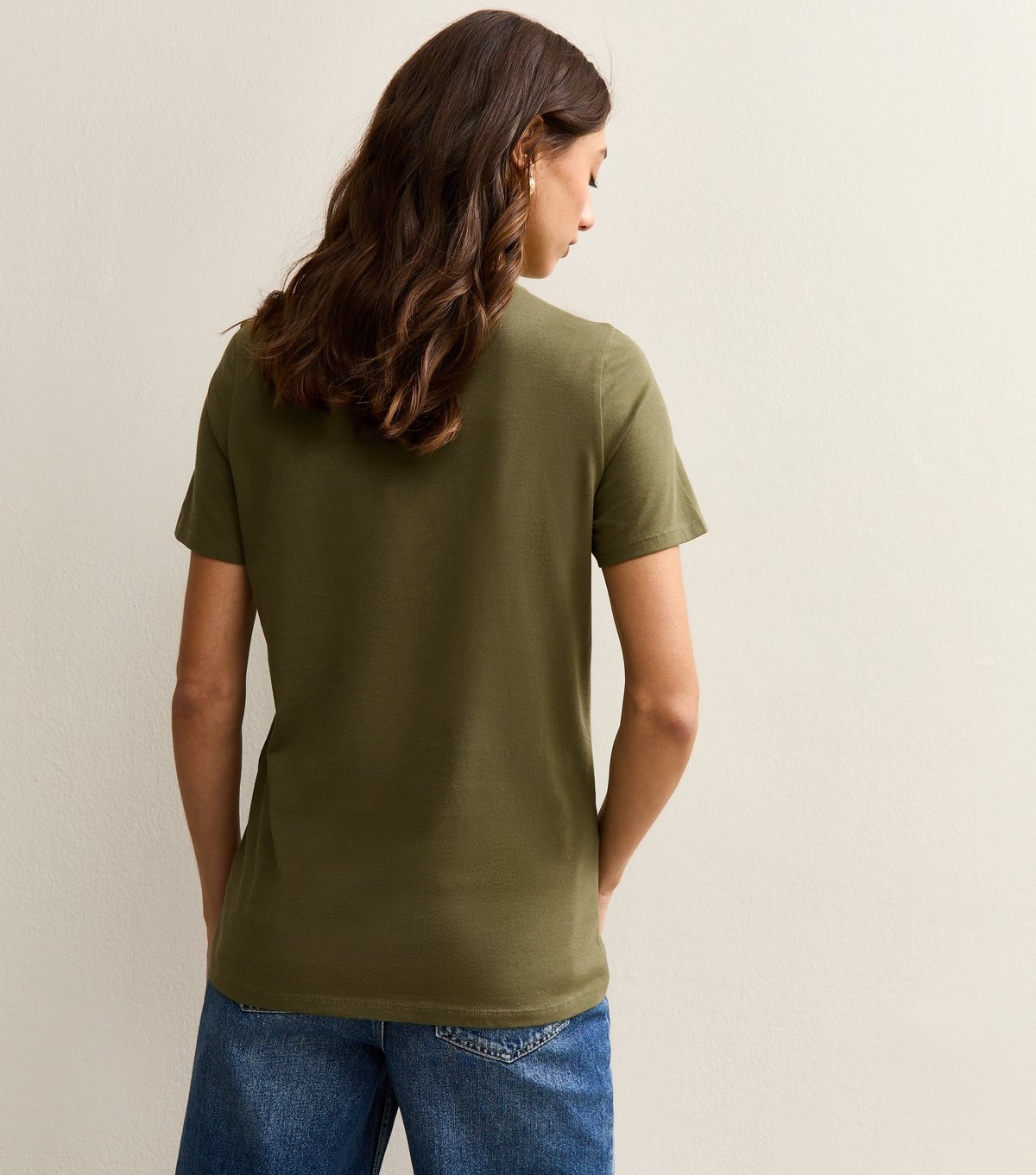 New Look Women's Tall Khaki Regular T-Shirt New Look - 4
