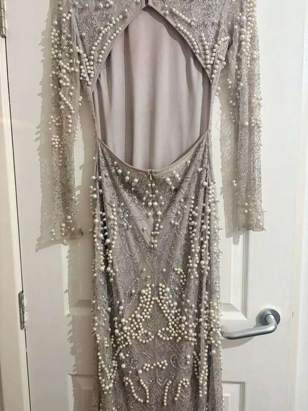 ASOS ASOS edition embelished lined pearl dress