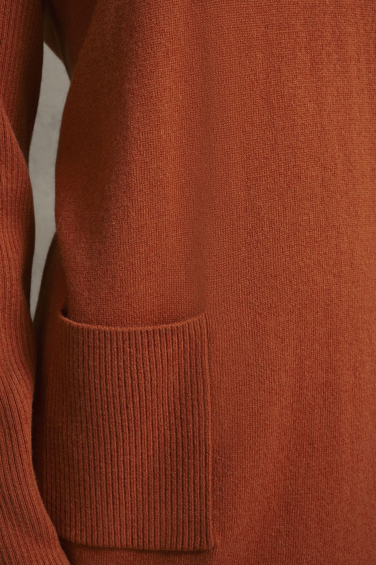 Hobbs London Hobbs London Women's Devora Knitted Dress in Terracotta - 3