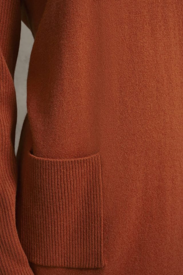 Hobbs London Hobbs London Women's Devora Knitted Dress in Terracotta - 3
